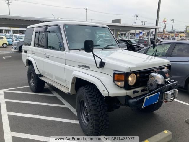 toyota land-cruiser 1999 -TOYOTA--Land Cruiser KG-HZJ76K--HZJ76-0001055---TOYOTA--Land Cruiser KG-HZJ76K--HZJ76-0001055- image 1
