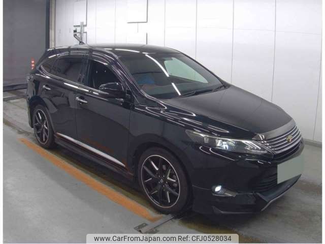 toyota harrier 2014 -TOYOTA 【奈良 301ﾏ5744】--Harrier DBA-ZSU60W--ZSU60W-0015173---TOYOTA 【奈良 301ﾏ5744】--Harrier DBA-ZSU60W--ZSU60W-0015173- image 1