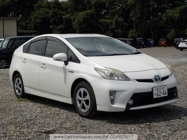 toyota prius 2012 -TOYOTA 【野田 300ｱ1234】--Prius DAA-ZVW30--ZVW30-1586183---TOYOTA 【野田 300ｱ1234】--Prius DAA-ZVW30--ZVW30-1586183- image 1