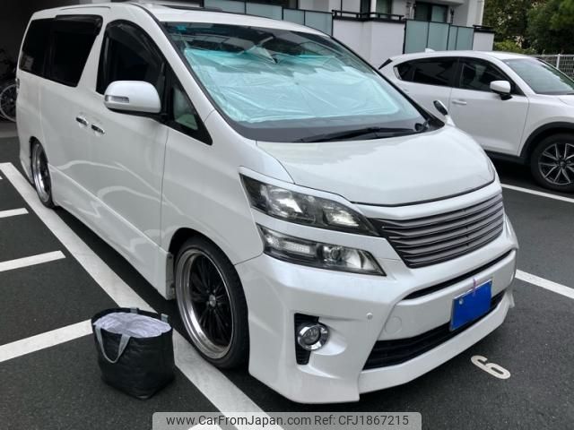 toyota vellfire 2012 CFJ1867215 image 1