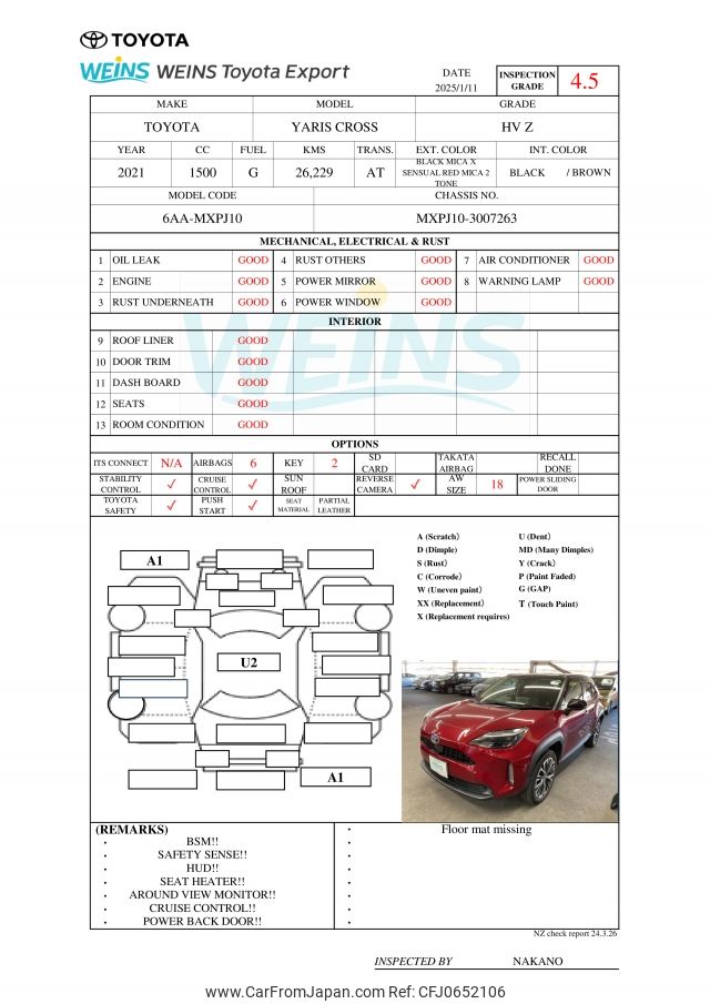 toyota yaris-cross 2021 MXPJ10-3007263 image 2