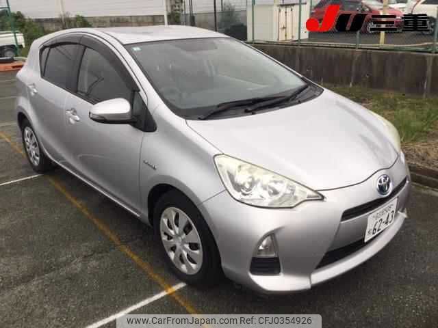 toyota aqua 2013 -TOYOTA 【名古屋 508ﾈ6243】--AQUA NHP10--6163620---TOYOTA 【名古屋 508ﾈ6243】--AQUA NHP10--6163620- image 1