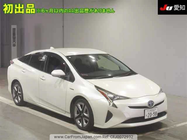 toyota prius 2016 -TOYOTA 【三河 302ｽ2098】--Prius ZVW50--6038935---TOYOTA 【三河 302ｽ2098】--Prius ZVW50--6038935- image 1