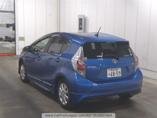 toyota aqua 2014 -TOYOTA 【熊谷 502ｾ6859】--AQUA NHP10-6262486---TOYOTA 【熊谷 502ｾ6859】--AQUA NHP10-6262486- image 2