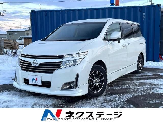 nissan elgrand 2013 -NISSAN--Elgrand DBA-TNE52--TNE52-030494---NISSAN--Elgrand DBA-TNE52--TNE52-030494- image 1