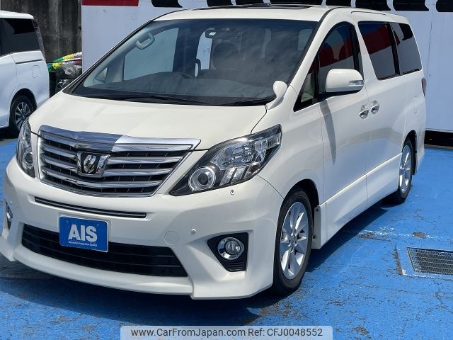 toyota alphard 2013 -TOYOTA--Alphard DBA-ANH20W--ANH20-8309383---TOYOTA--Alphard DBA-ANH20W--ANH20-8309383- image 1