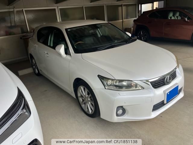 lexus ct 2013 CFJ1851138 image 2
