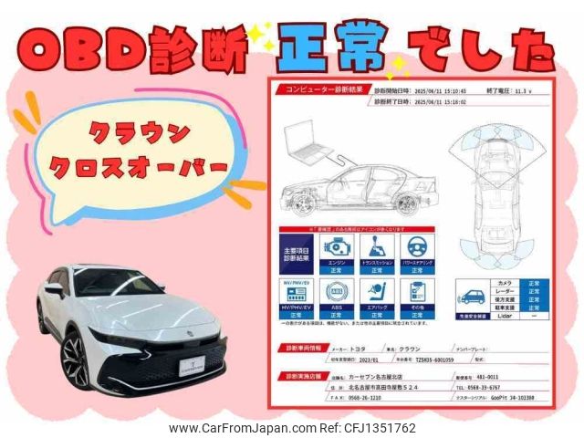 toyota crown 2023 -TOYOTA--Crown CrossOver 5AA-TZSH35--TZSH35-6001059---TOYOTA--Crown CrossOver 5AA-TZSH35--TZSH35-6001059- image 2