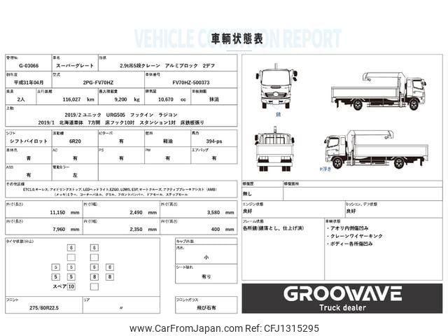 mitsubishi-fuso super-great 2019 GOO_NET_EXCHANGE_0541786A30250620W004 image 2