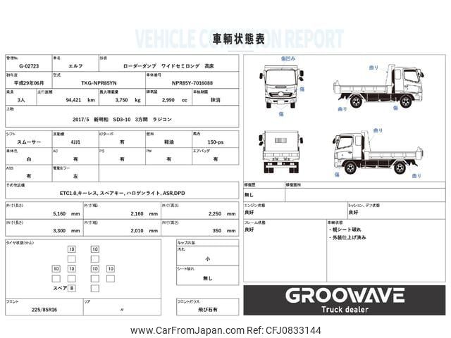 isuzu elf-truck 2017 GOO_NET_EXCHANGE_0541786A30250305W005 image 2