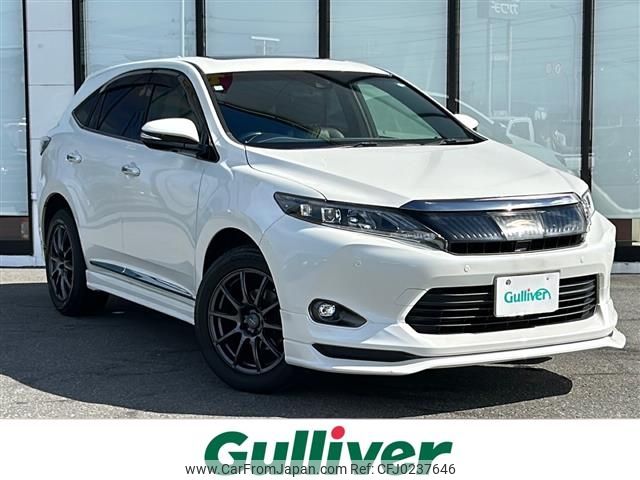 toyota harrier 2017 -TOYOTA--Harrier DBA-ZSU65W--ZSU65-0025404---TOYOTA--Harrier DBA-ZSU65W--ZSU65-0025404- image 1