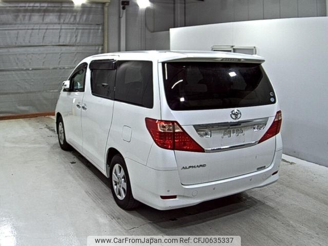 toyota alphard 2011 -TOYOTA--Alphard ANH20W-8162598---TOYOTA--Alphard ANH20W-8162598- image 2