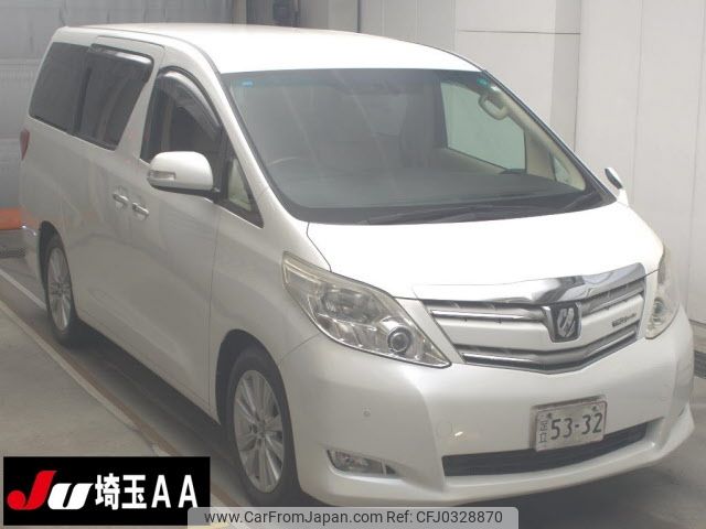 toyota alphard 2010 -TOYOTA--Alphard GGH20Wｶｲ--8031134---TOYOTA--Alphard GGH20Wｶｲ--8031134- image 1