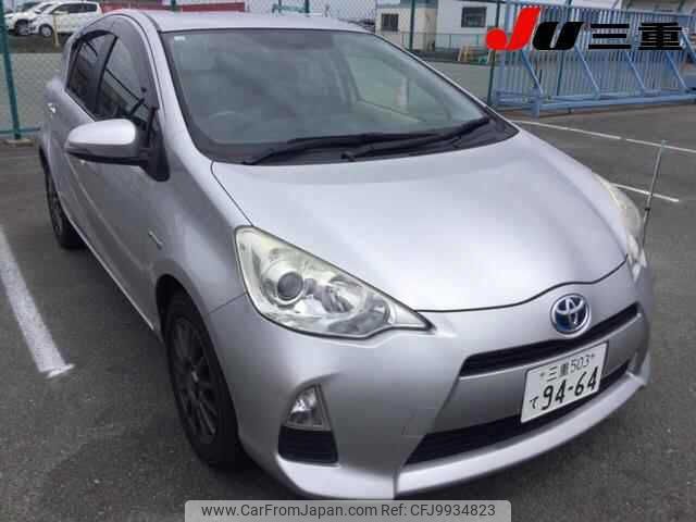 toyota aqua 2012 -TOYOTA 【三重 503ﾃ9464】--AQUA NHP10--6096673---TOYOTA 【三重 503ﾃ9464】--AQUA NHP10--6096673- image 1