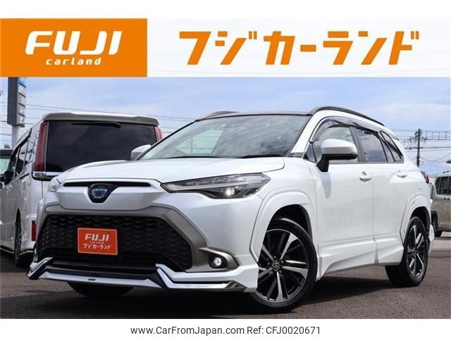 toyota corolla-cross 2021 -TOYOTA--Corolla Cross 6AA-ZVG15--ZVG15-1002400---TOYOTA--Corolla Cross 6AA-ZVG15--ZVG15-1002400- image 1