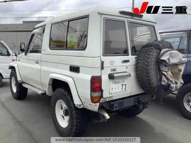 toyota land-cruiser 1999 -TOYOTA 【伊勢志摩 110ｻ73】--Land Cruiser HZJ73HVｶｲ-0007008---TOYOTA 【伊勢志摩 110ｻ73】--Land Cruiser HZJ73HVｶｲ-0007008- image 2