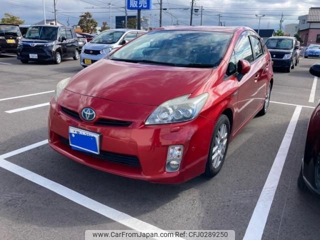 toyota prius 2010 -TOYOTA--Prius DAA-ZVW30--ZVW30-1161527---TOYOTA--Prius DAA-ZVW30--ZVW30-1161527- image 1