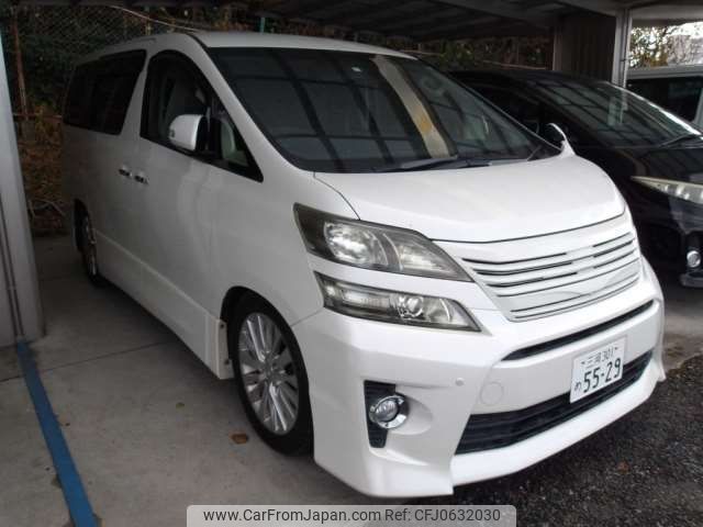 toyota vellfire 2013 -TOYOTA 【三河 301ﾒ5529】--Vellfire DBA-GGH25W--GGH25W-8021337---TOYOTA 【三河 301ﾒ5529】--Vellfire DBA-GGH25W--GGH25W-8021337- image 1