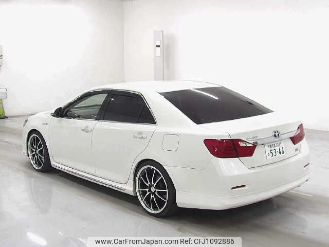 toyota camry 2013 -TOYOTA 【鹿児島 301ﾅ5346】--Camry AVV50--1031755---TOYOTA 【鹿児島 301ﾅ5346】--Camry AVV50--1031755- image 2
