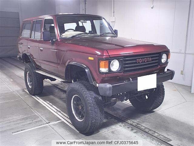 toyota land-cruiser 1989 -TOYOTA 【横浜 130ﾏ701】--Land Cruiser FJ62V-106585---TOYOTA 【横浜 130ﾏ701】--Land Cruiser FJ62V-106585- image 1