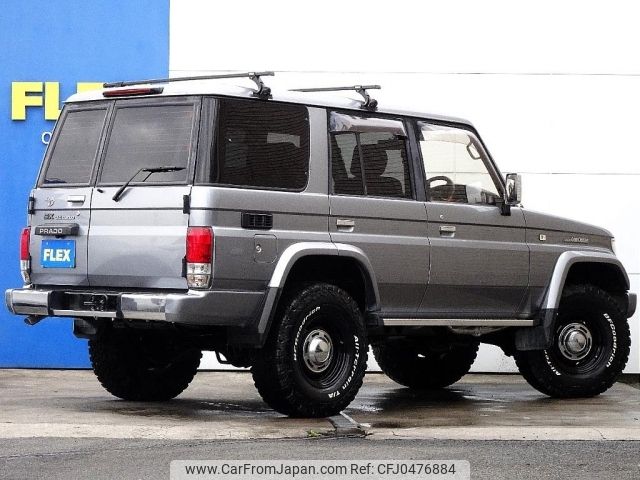 toyota land-cruiser-prado 1995 -TOYOTA--Land Cruiser Prado KD-KZJ78W--KZJ78-0037123---TOYOTA--Land Cruiser Prado KD-KZJ78W--KZJ78-0037123- image 2