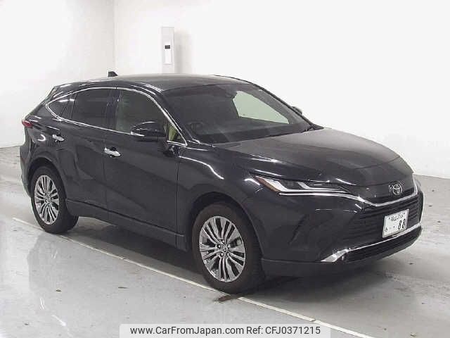 toyota harrier 2021 -TOYOTA 【福山 356ﾙ88】--Harrier MXUA80--0060120---TOYOTA 【福山 356ﾙ88】--Harrier MXUA80--0060120- image 1