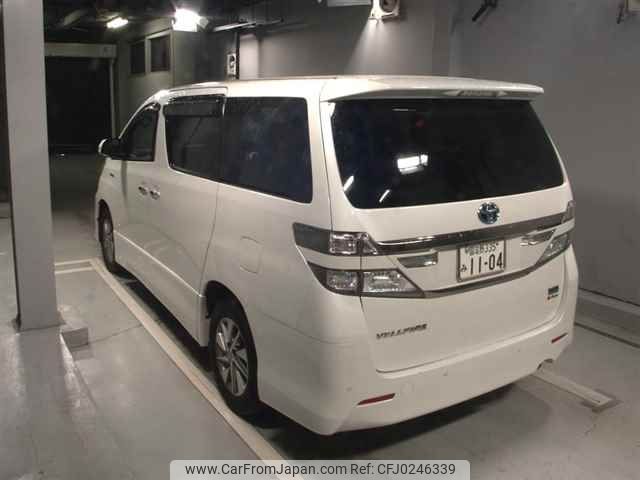 toyota vellfire 2012 -TOYOTA 【習志野 335ﾐ1104】--Vellfire ATH20W--8010744---TOYOTA 【習志野 335ﾐ1104】--Vellfire ATH20W--8010744- image 2