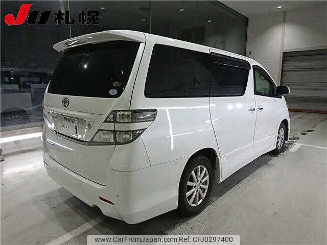 toyota vellfire 2010 -TOYOTA 【札幌 350ﾁ9】--Vellfire ANH25W--8021147---TOYOTA 【札幌 350ﾁ9】--Vellfire ANH25W--8021147- image 2