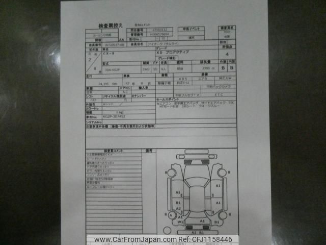 mazda cx-8 2020 quick_quick_3DA-KG2P_KG2P-307452 image 2