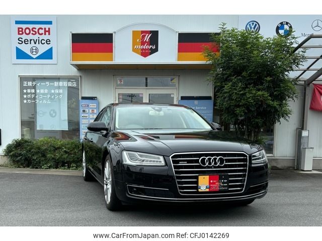 audi a8 2014 -AUDI--Audi A8 ABA-4HCTGF--WAUZZZ4H1EN015440---AUDI--Audi A8 ABA-4HCTGF--WAUZZZ4H1EN015440- image 1