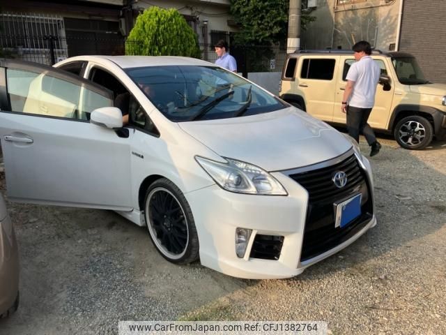 toyota prius 2012 -TOYOTA--Prius DAA-ZVW30--ZVW30-1556201---TOYOTA--Prius DAA-ZVW30--ZVW30-1556201- image 1