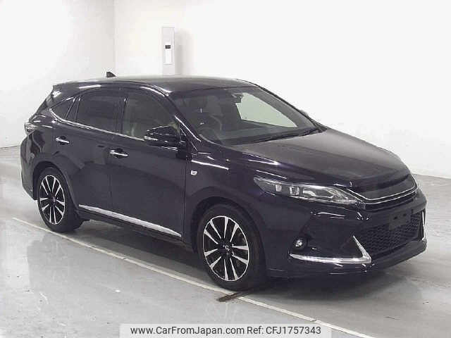toyota harrier 2016 CFJ1757343 image 1