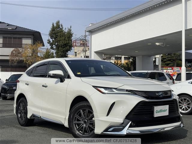 toyota harrier 2021 -TOYOTA--Harrier 6AA-AXUH80--AXUH80-0019407---TOYOTA--Harrier 6AA-AXUH80--AXUH80-0019407- image 1