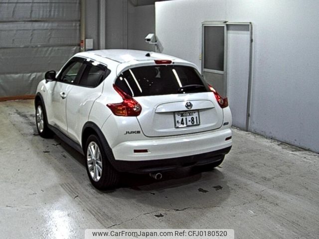 nissan juke 2012 -NISSAN 【富山 301ち4181】--Juke YF15-205366---NISSAN 【富山 301ち4181】--Juke YF15-205366- image 2