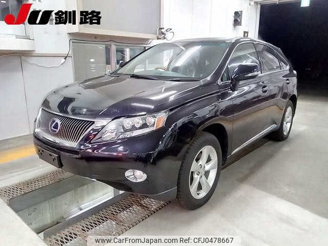 lexus rx 2011 -LEXUS--Lexus RX GYL15W--2430504---LEXUS--Lexus RX GYL15W--2430504- image 1