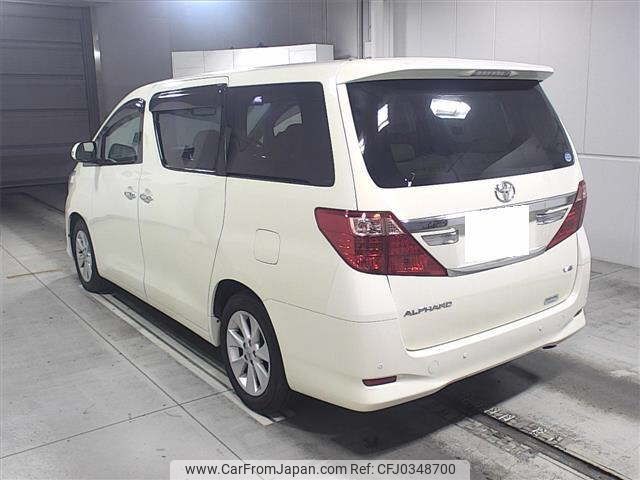 toyota alphard 2013 -TOYOTA 【京都 302ﾏ1283】--Alphard GGH20W-8072267---TOYOTA 【京都 302ﾏ1283】--Alphard GGH20W-8072267- image 2