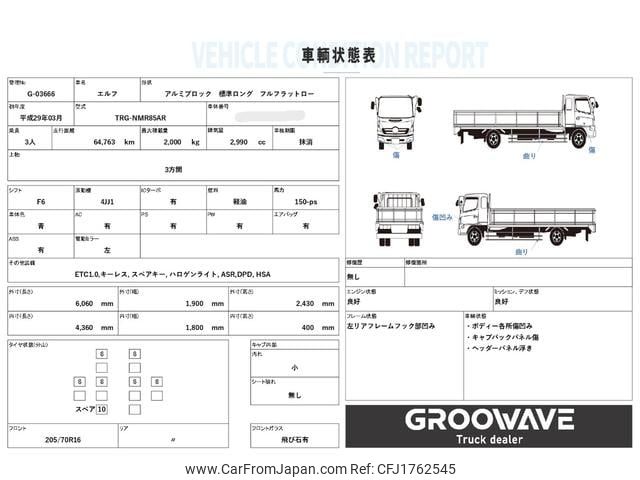 isuzu elf-truck 2017 CFJ1762545 image 2