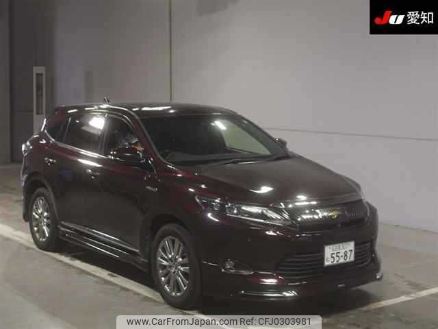 toyota harrier 2015 -TOYOTA 【名古屋 307ﾑ5587】--Harrier AVU65W-0025228---TOYOTA 【名古屋 307ﾑ5587】--Harrier AVU65W-0025228- image 1