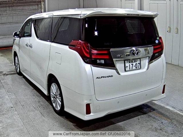 toyota alphard 2016 -TOYOTA 【愛媛 300や1707】--Alphard AGH30W-0072758---TOYOTA 【愛媛 300や1707】--Alphard AGH30W-0072758- image 2