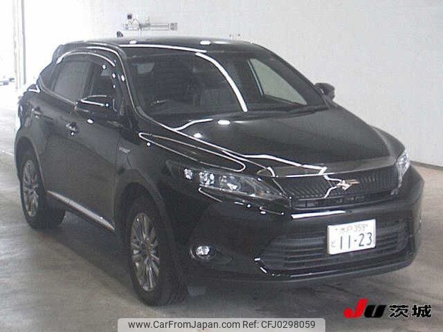 toyota harrier 2014 -TOYOTA 【水戸 359ﾄ1123】--Harrier AVU65W-0022848---TOYOTA 【水戸 359ﾄ1123】--Harrier AVU65W-0022848- image 1