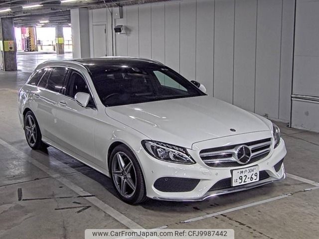 mercedes-benz c-class-station-wagon 2018 -MERCEDES-BENZ--Benz C Class Wagon DBA-205240C--WDD2052402F698187---MERCEDES-BENZ--Benz C Class Wagon DBA-205240C--WDD2052402F698187- image 1