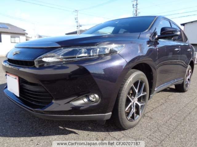 toyota harrier 2017 -TOYOTA--Harrier DBA-ZSU60W--ZSU60W-0113292---TOYOTA--Harrier DBA-ZSU60W--ZSU60W-0113292- image 1