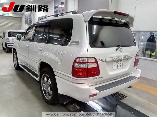 toyota land-cruiser-wagon 2003 -TOYOTA 【釧路 130ｽ620】--Land Cruiser Wagon UZJ100W--0144201---TOYOTA 【釧路 130ｽ620】--Land Cruiser Wagon UZJ100W--0144201- image 2