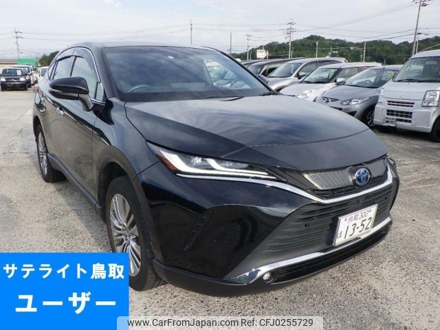 toyota harrier 2021 -TOYOTA 【鳥取 300ほ1352】--Harrier AXUH80-0037723---TOYOTA 【鳥取 300ほ1352】--Harrier AXUH80-0037723- image 1