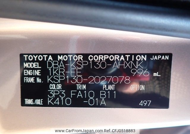 toyota vitz 2011 REALMOTOR_N2024110400F-24 image 2