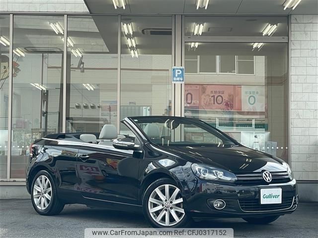 volkswagen golf-convertible 2011 -VOLKSWAGEN--VW Golf Cabriolet DBA-1KCAVK--WVWZZZ1KZCK010750---VOLKSWAGEN--VW Golf Cabriolet DBA-1KCAVK--WVWZZZ1KZCK010750- image 1