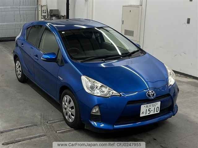 toyota aqua 2014 -TOYOTA 【所沢 502ヌ1510】--AQUA NHP10-2366811---TOYOTA 【所沢 502ヌ1510】--AQUA NHP10-2366811- image 1