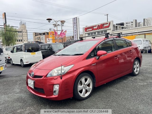 toyota prius 2010 -TOYOTA--Prius DAA-ZVW30--ZVW30-1247003---TOYOTA--Prius DAA-ZVW30--ZVW30-1247003- image 1