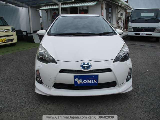 toyota aqua 2012 -TOYOTA 【堺 500ﾂ8155】--AQUA NHP10--6055041---TOYOTA 【堺 500ﾂ8155】--AQUA NHP10--6055041- image 2