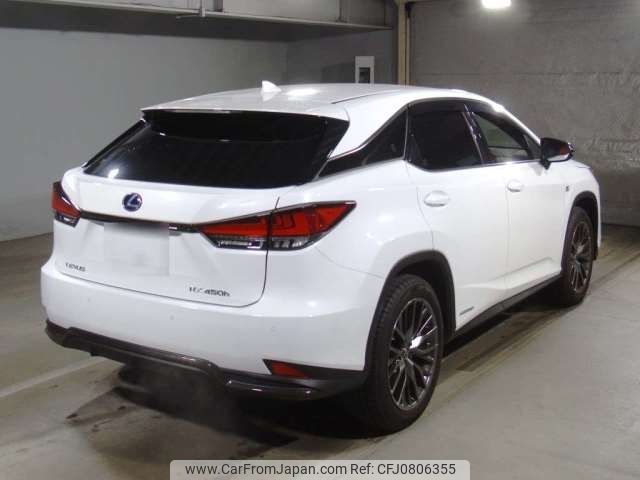 lexus rx 2022 -LEXUS--Lexus RX 6AA-GYL25W--GYL25-0026678---LEXUS--Lexus RX 6AA-GYL25W--GYL25-0026678- image 2